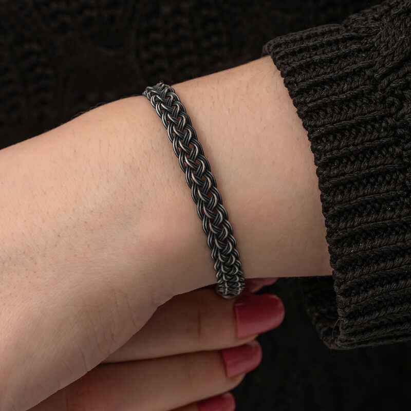 Silver Kazaziye Knotted Bracelet