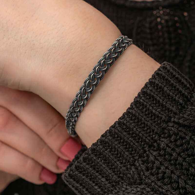 Silver Kazaziye Knotted Bracelet