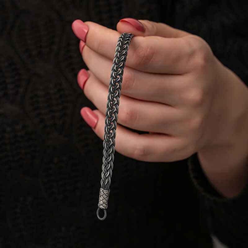 Silver Kazaziye Knotted Bracelet