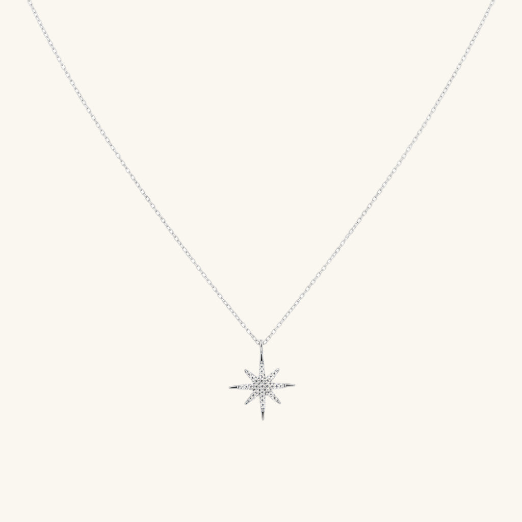Polar Star Women's Silver Necklace