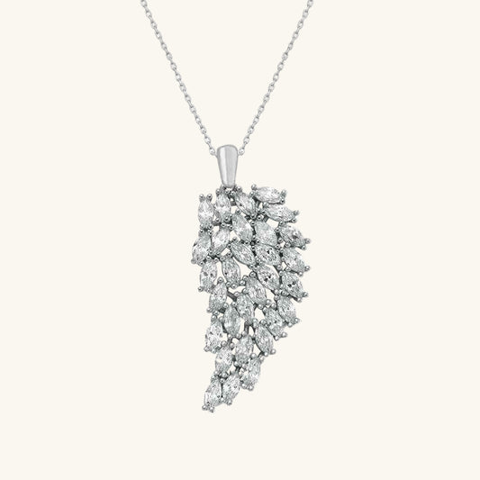 Angel Wing Women's Silver Necklace