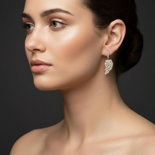 Angel Wing Silver Earrings