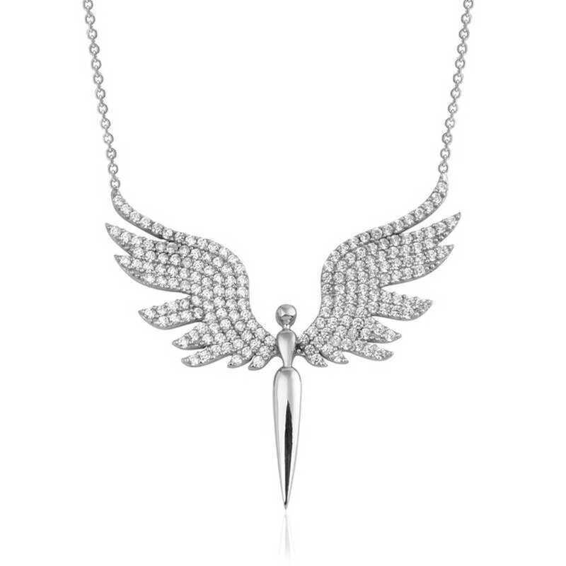 Archangel Michael Women's Silver Necklace