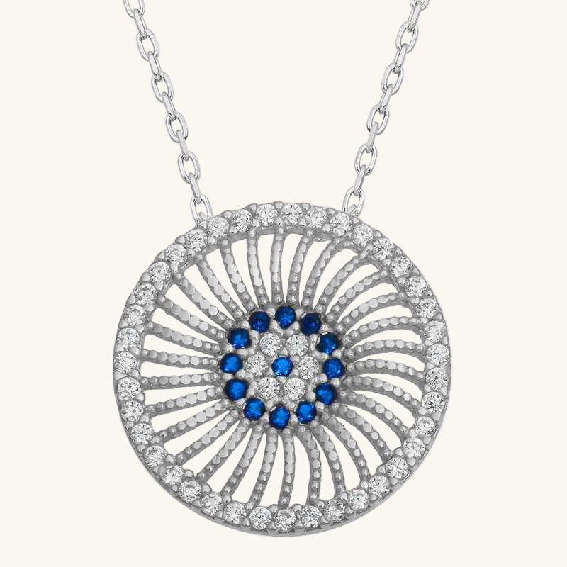 Evil Eye Women's Silver Necklace