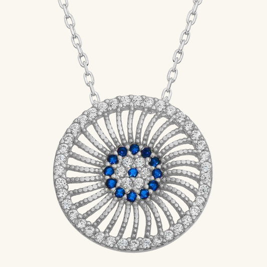 Evil Eye Women's Silver Necklace