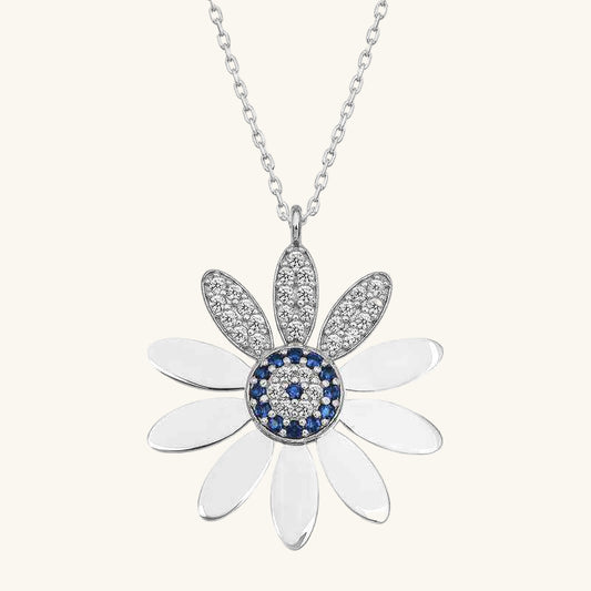 Nazarlı Papatya Women's Silver Necklace