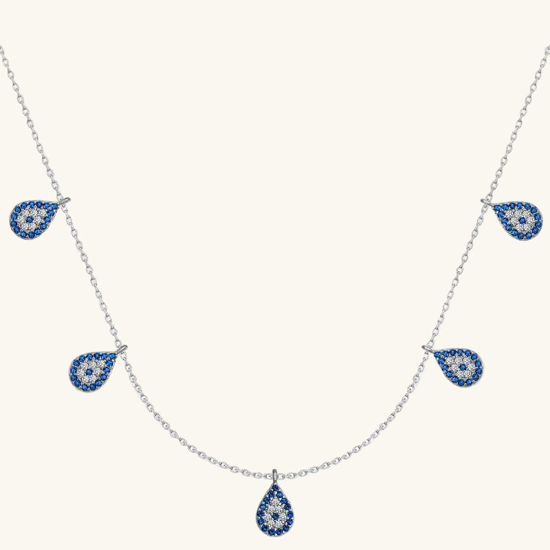 Nazarlı Şans Women's Silver Necklace