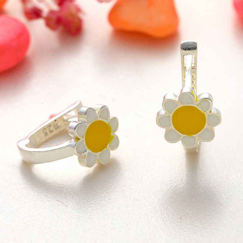 Daisy Children's Silver Earrings