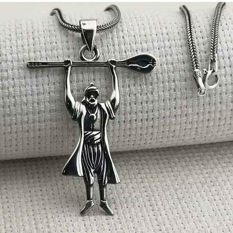 Pir Sultan Abdal Men's Silver Pendant