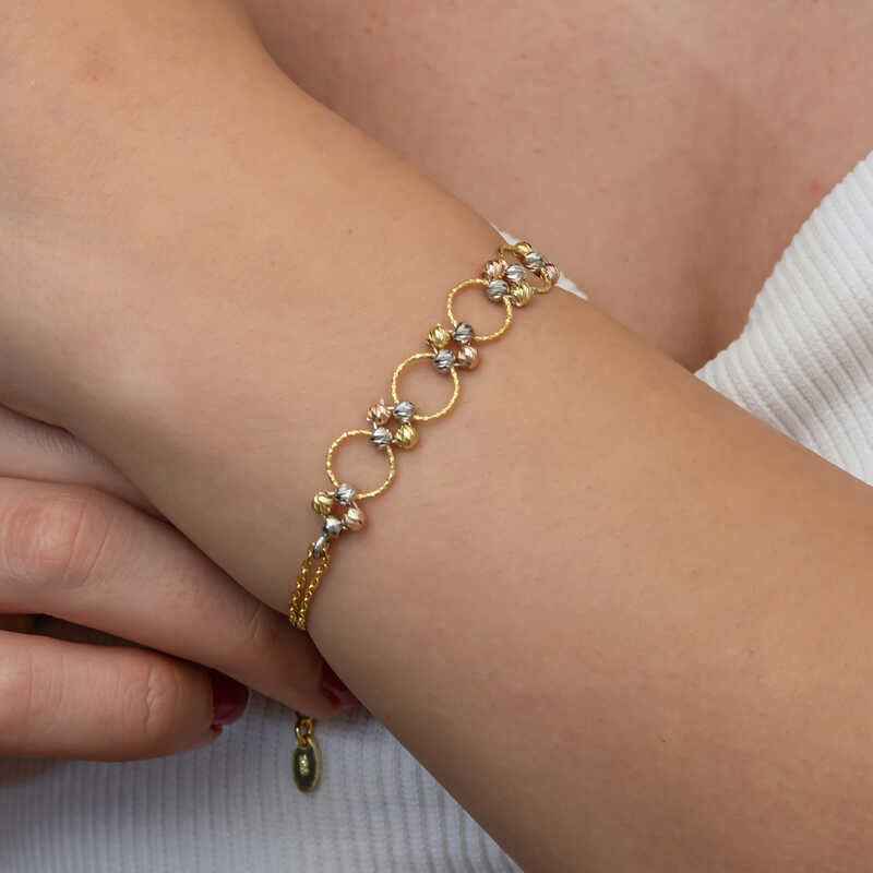 Silver Colored Doric Hoop Women's Bracelet