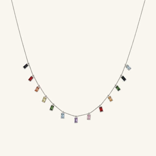 Lucky Stone Women's Silver Necklace