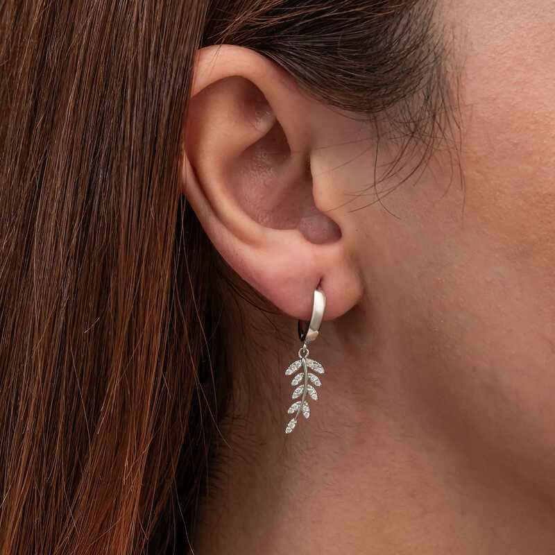 Pendant Earring Women's Silver Earring