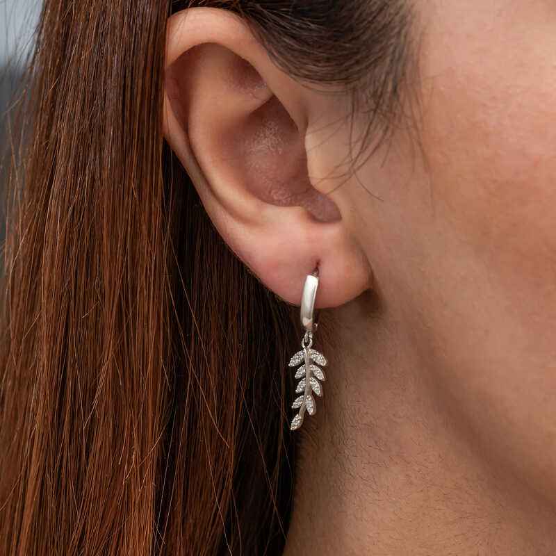 Pendant Earring Women's Silver Earring