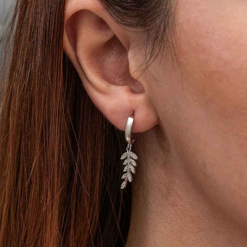 Pendant Earring Women's Silver Earring