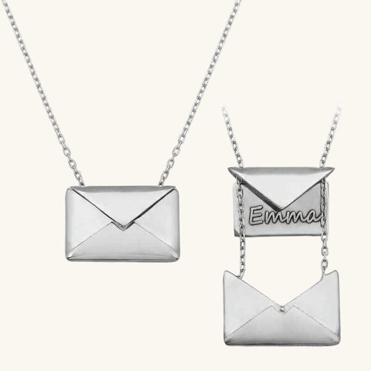 Love Letter Women's Silver Necklace