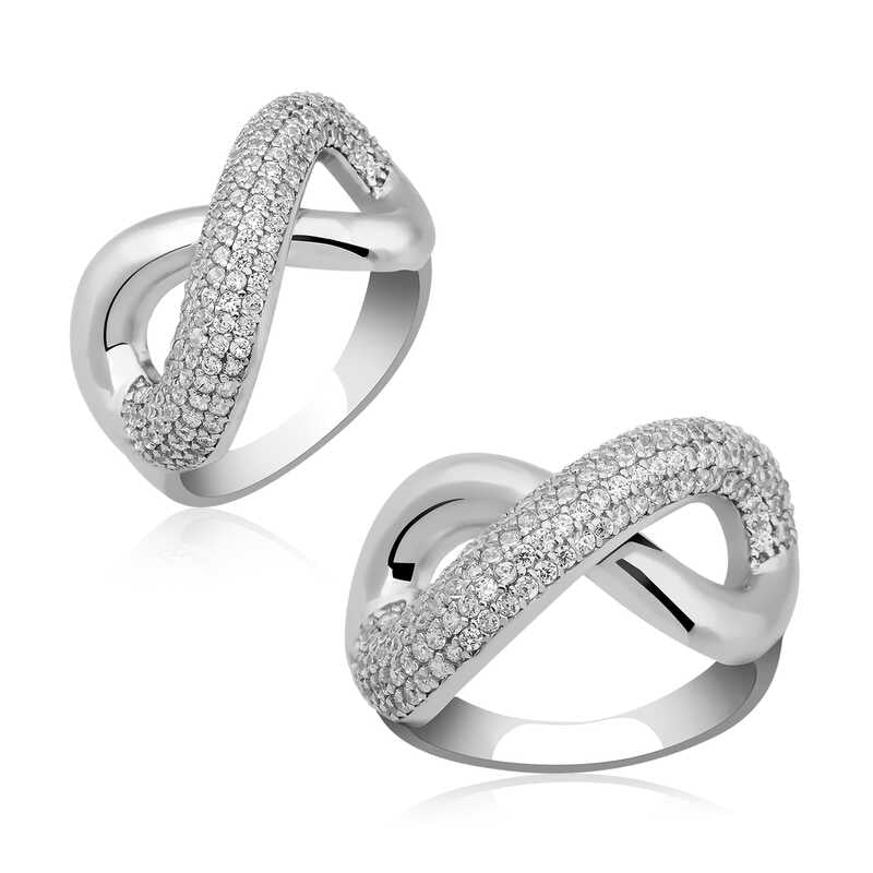 Infinity Women's Silver Ring