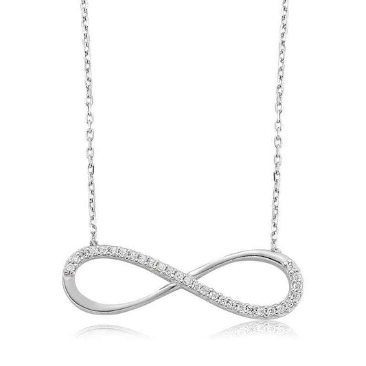 Infinity Women's Silver Necklace