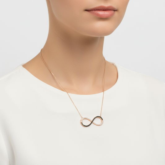 Infinity Damen Silber Halskette