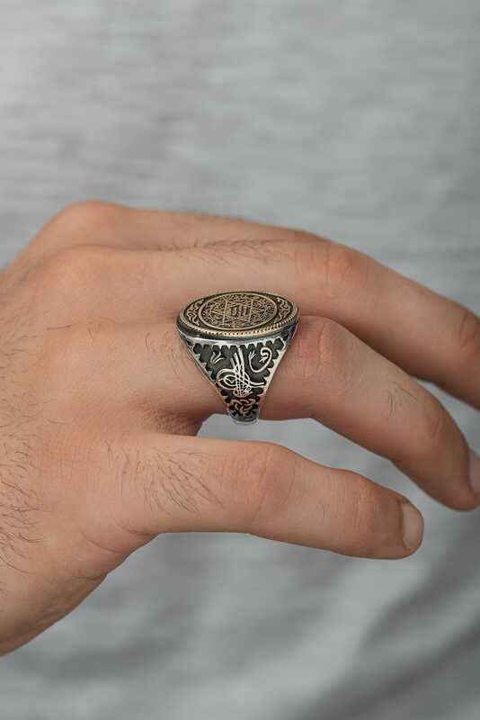 Solomon's Seal Men's Silver Ring
