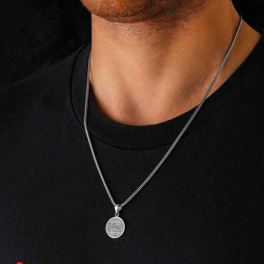 Solomon's Seal Silver Necklace