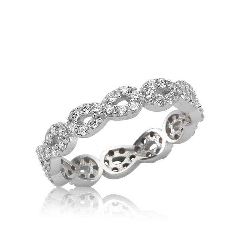 Tamtur Infinity Women's Silver Ring