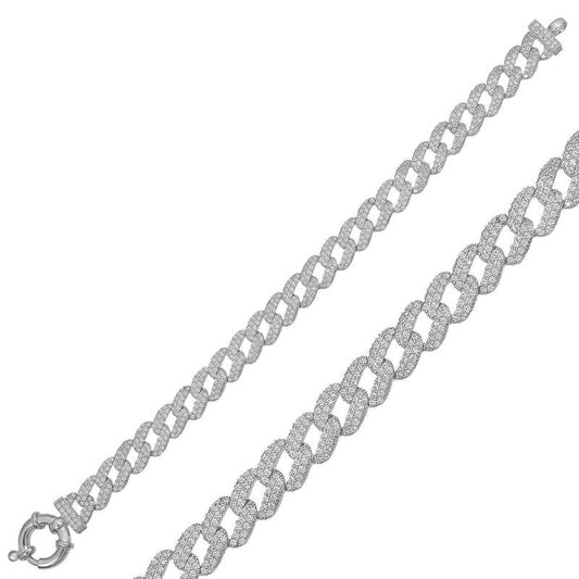 Stone Gourmet Women's Silver Bracelet