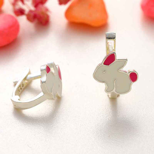 Rabbit Children's Silver Earrings