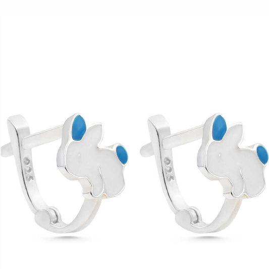Rabbit Children's Silver Earrings