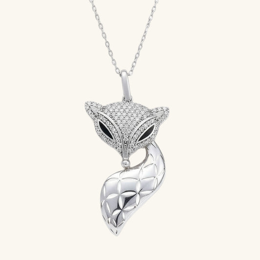 Fox Women's Silver Pendant