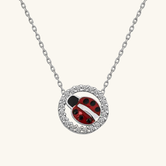 Ladybug Women's Silver Pendant