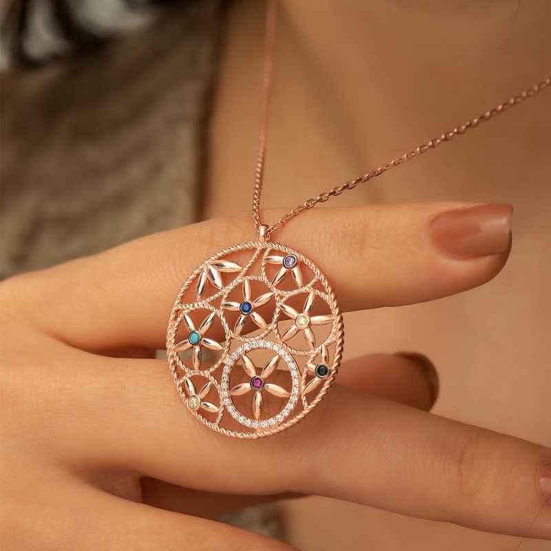 Flower of Life Silver Pendant