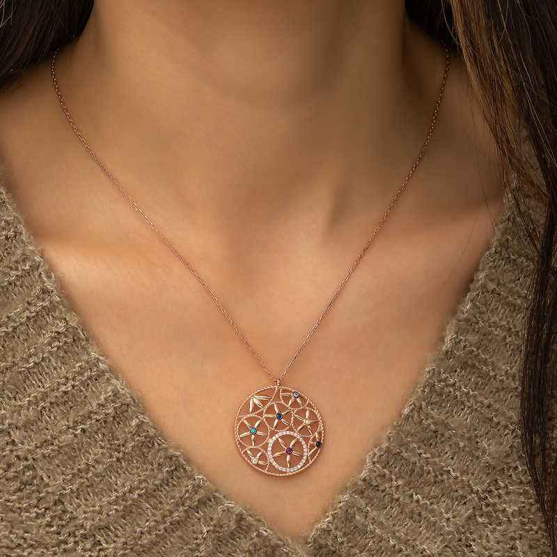 Flower of Life Silver Pendant