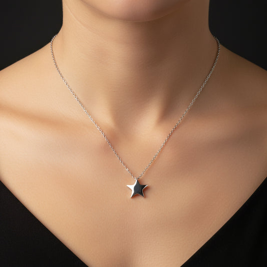 Star Women's Silver Necklace