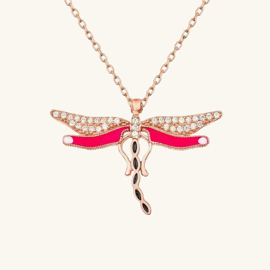 Dragonfly Women's Silver Necklace