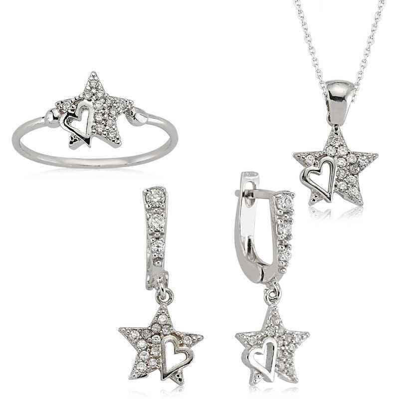 Star Women's Silver Set