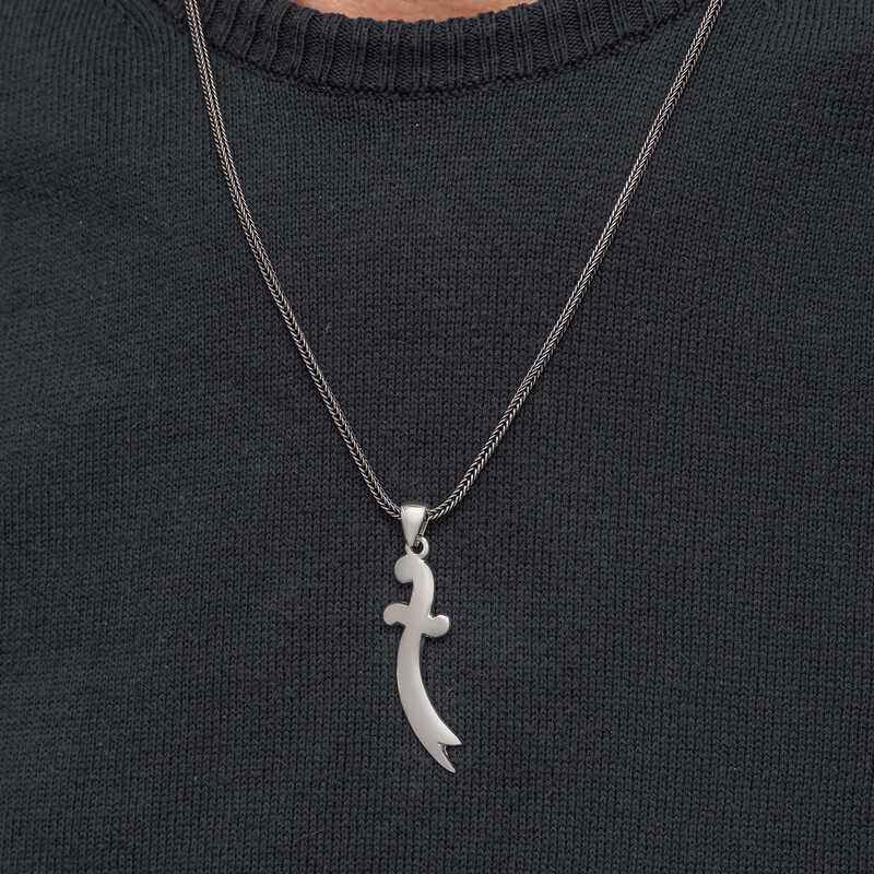 Zülfikar Sword Men's Silver Necklace