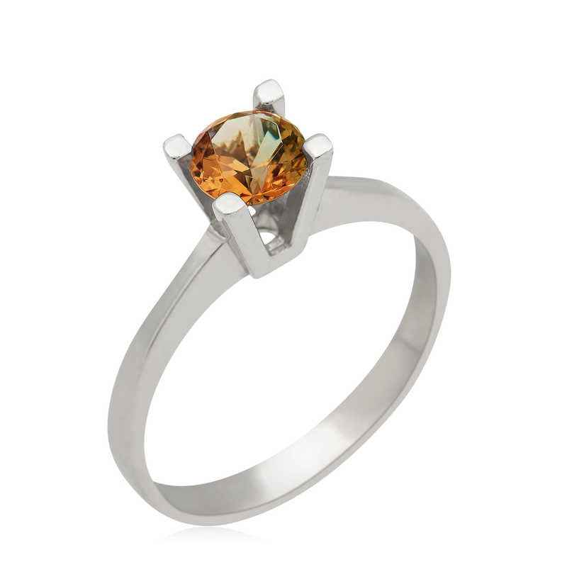 Zultanit Solitaire Women's Silver Ring