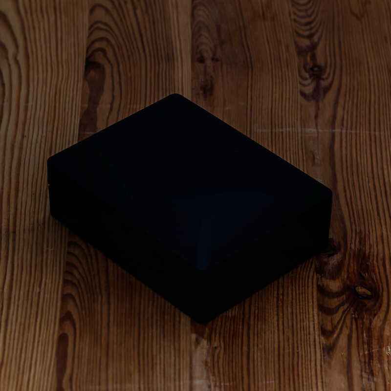 Lighted Black Necklace Box