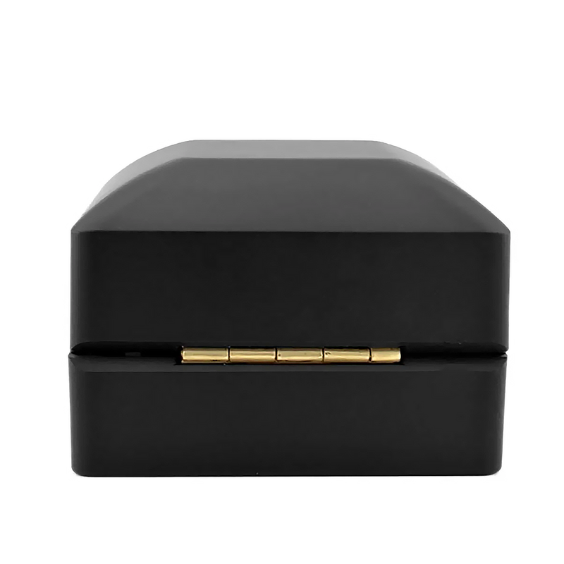 Lighted Black Color Ring Box