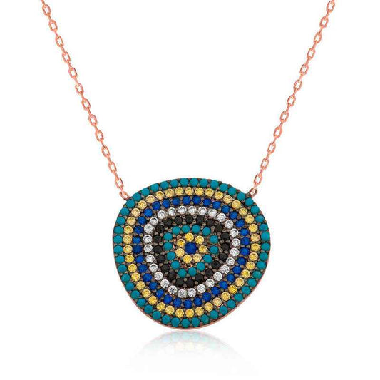 Evil Eye Women's Silver Necklace