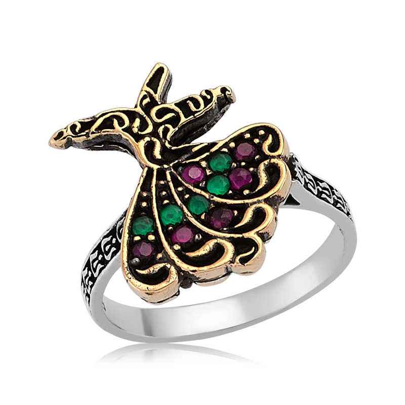 Authentic Whirling Dervish Women's Silver Ring