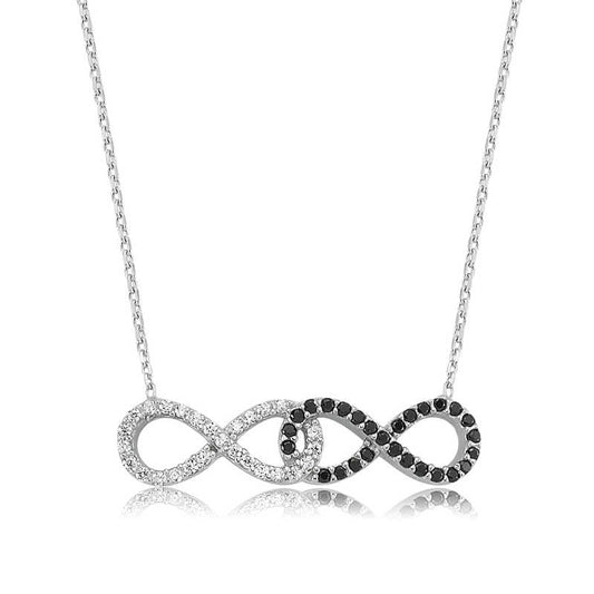Collier Infinity en argent pour femme