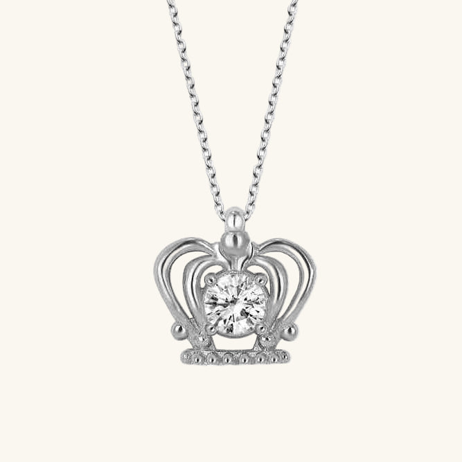 Swarovski Stone Angel Women's Silver Necklace
