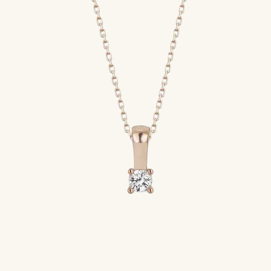 Swarovski Stone Solitaire Women's Silver Necklace