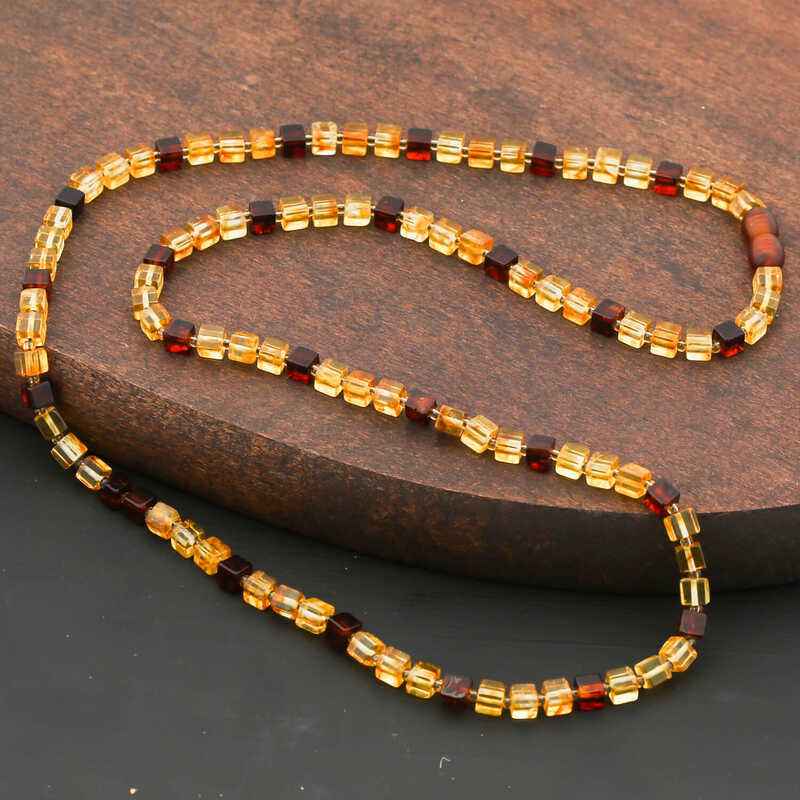 Drop Amber Adult Necklace