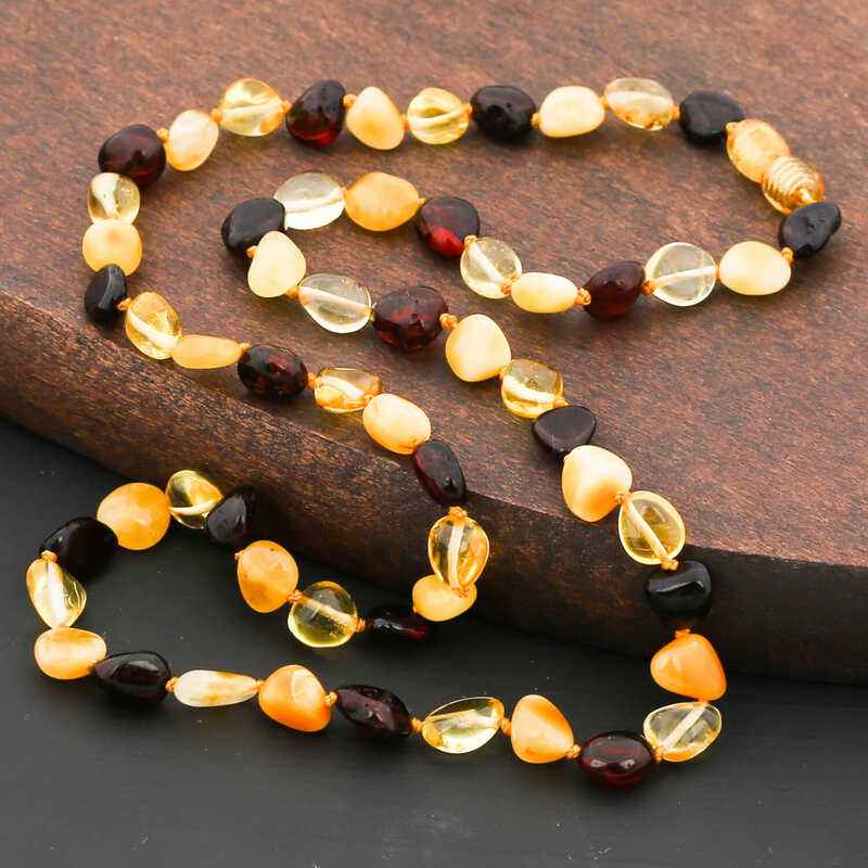 Adult Drop Amber Necklace