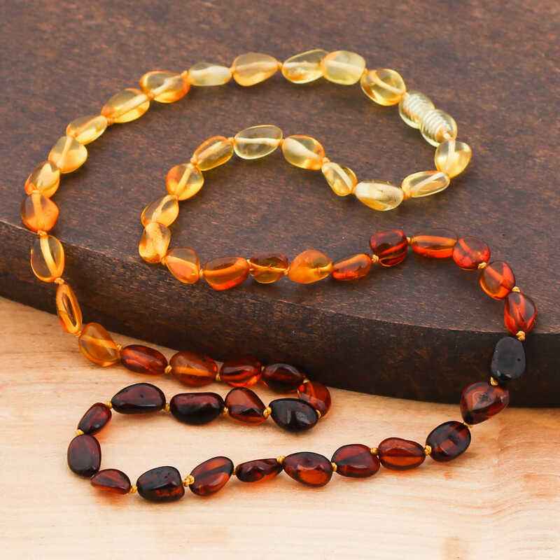 Drop Amber Adult Necklace