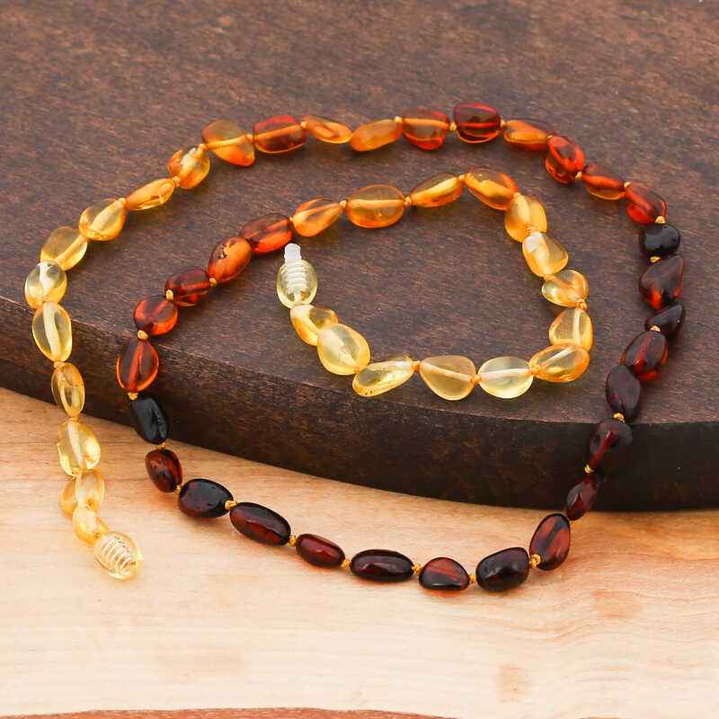 Drop Amber Adult Necklace