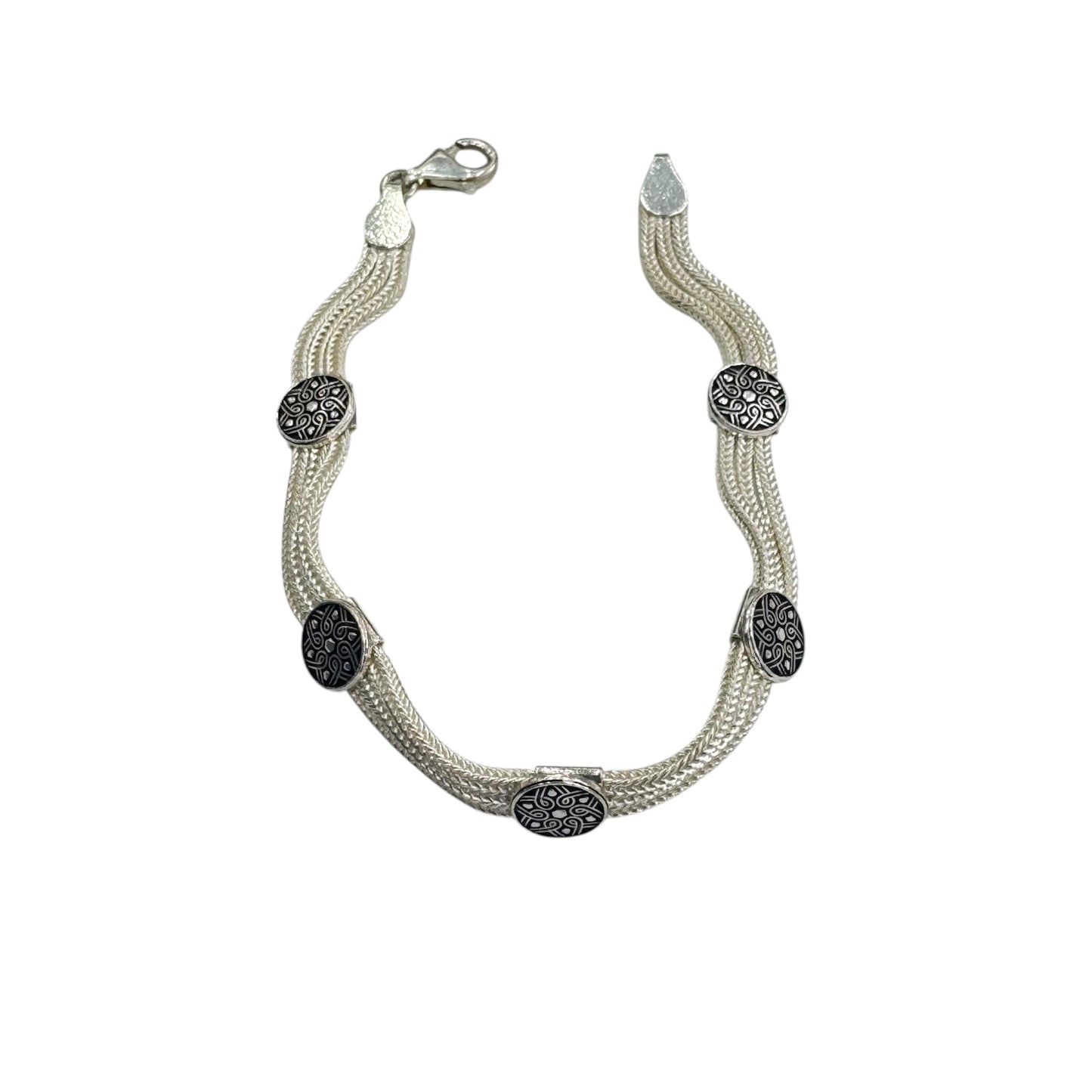 Bracelet en argent Trace du Temps