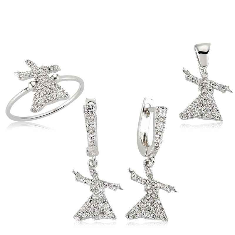 Whirling Dervish Women's Silver Set